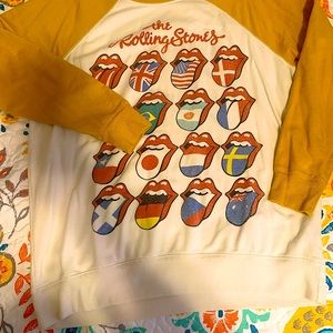 American Eagle Vintage Style Rolling Stones Crew Neck